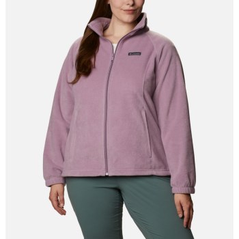 Columbia Benton Springs Full Zip Plus Size, Chamarras Morados Para Mujer | 927643-QBY